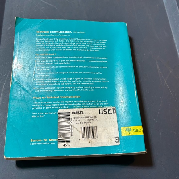 Technical Communication Textbook-9th edition - Picture 2 of 5